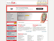 Tablet Screenshot of dokumall.se